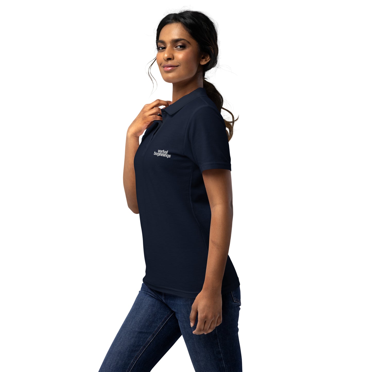Women’s Verbal Beginnings Logo Polo