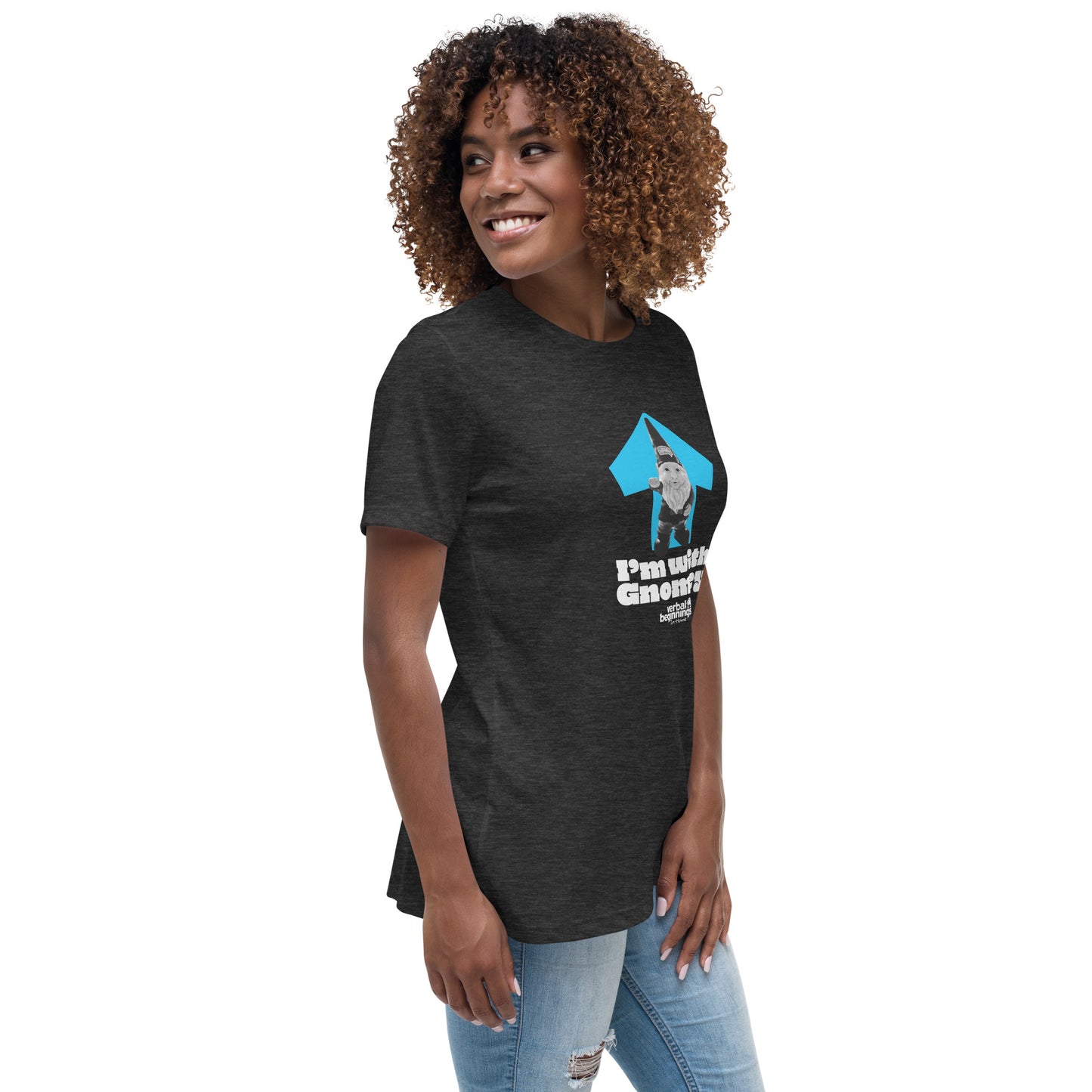 I'm with Gnomey - Women's Relaxed T-Shirt